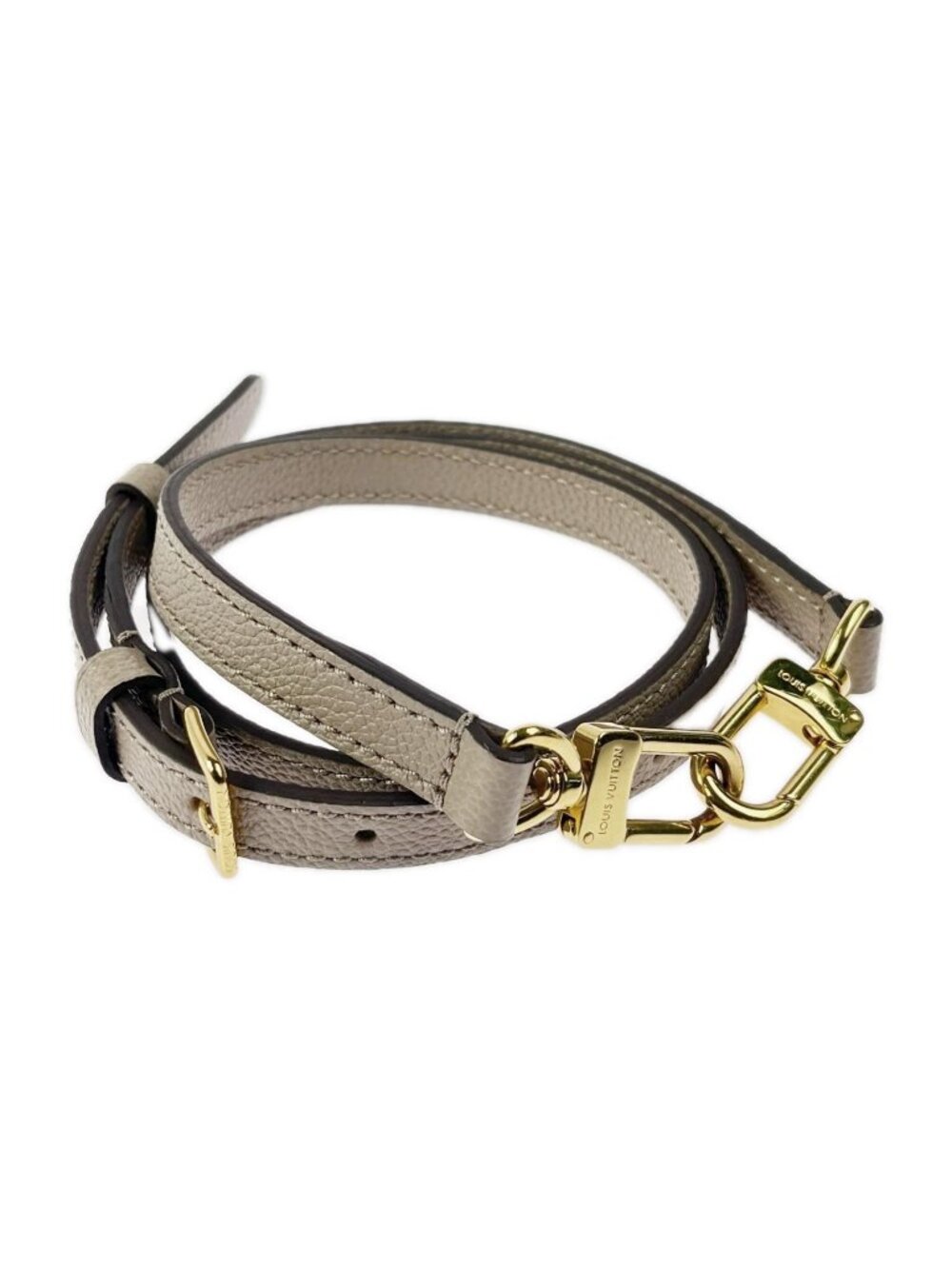 Louis Vuitton Shoulder Strap 1.4 Width Snap Hook Adjustable Beige